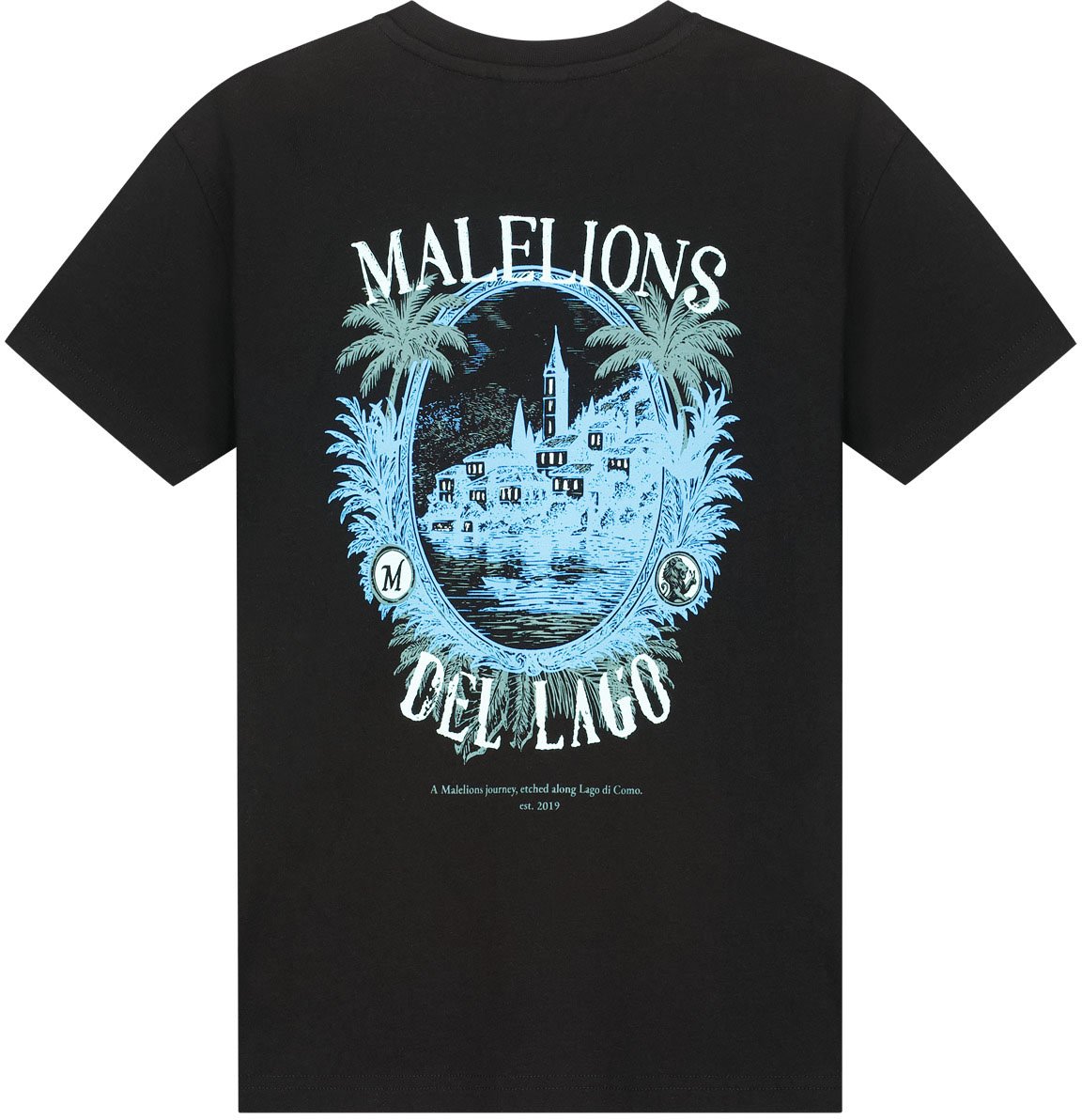 Malelions Malelions Junior Relaxed Lago T-Shirt Zwart