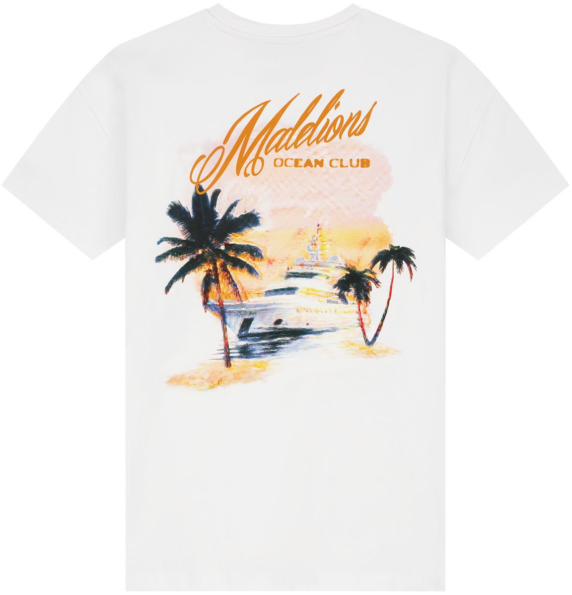 Malelions Malelions Junior Relaxed Yacht T-Shirt Wit