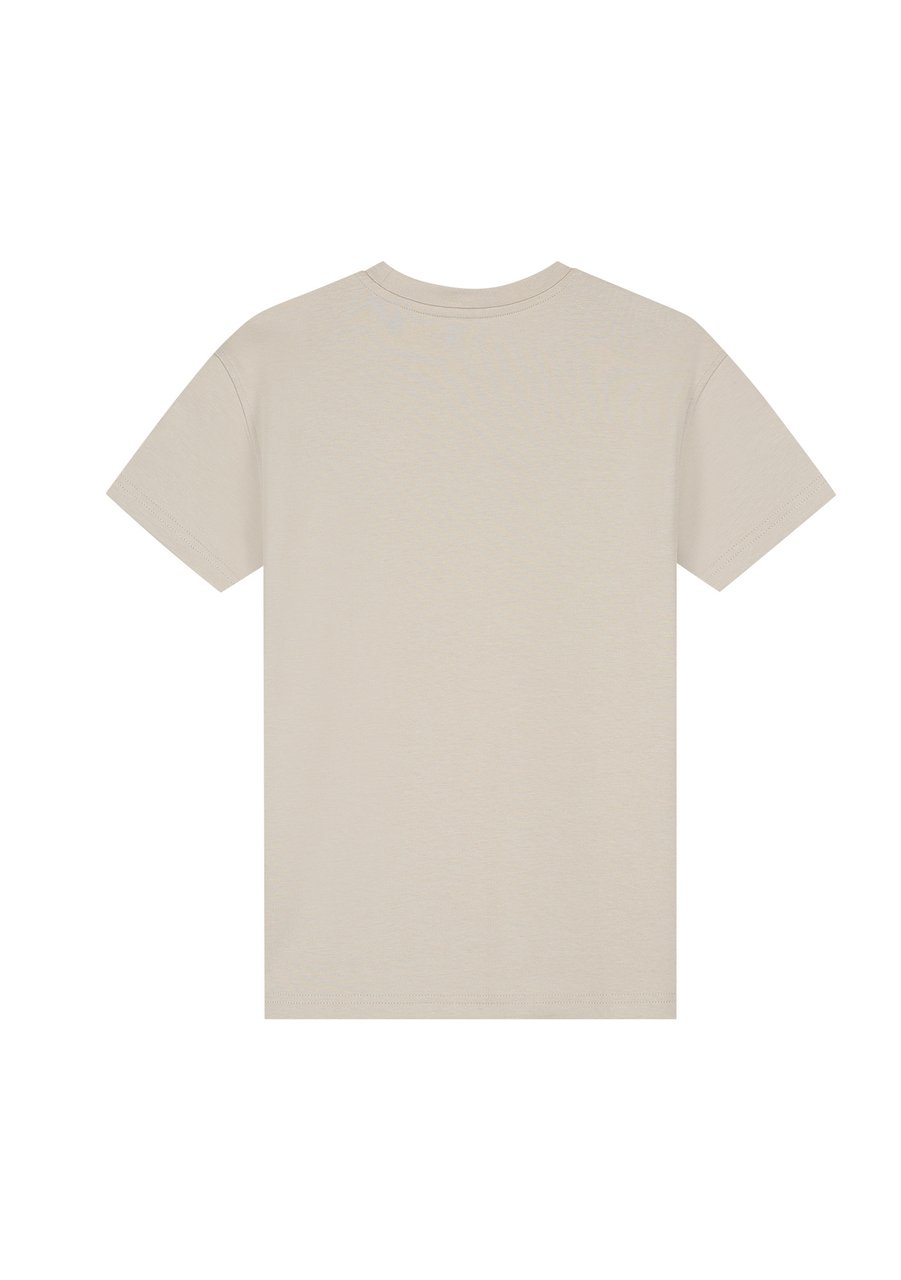 Malelions Malelions Junior Relaxed Interlock T-Shirt Beige