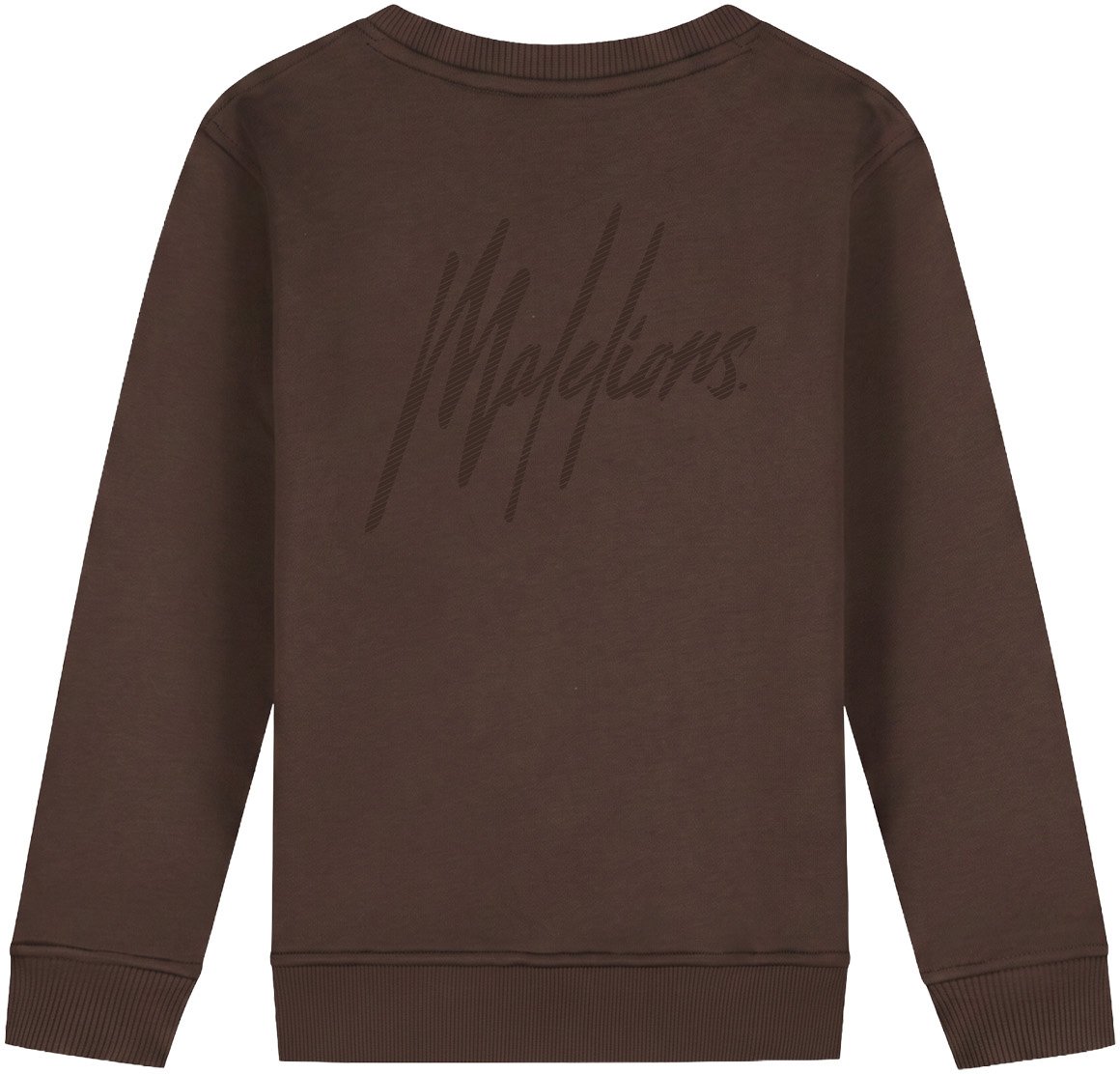 Malelions Junior Striped Signature Sweater Bruin