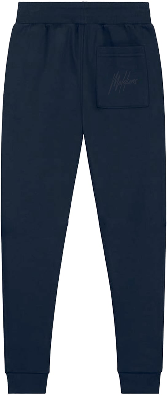Malelions Junior Striped Signature Sweatpants Blauw