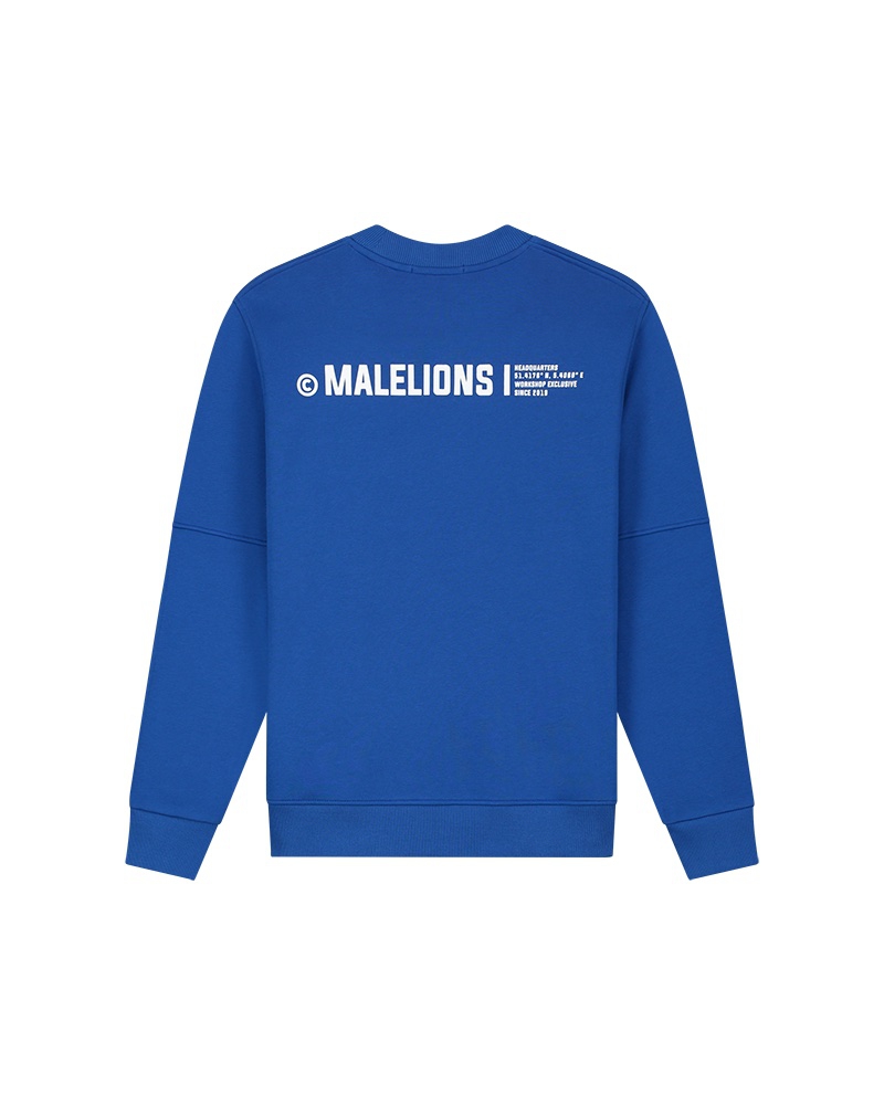 Malelions Malelions Men Workshop Sweater Blauw