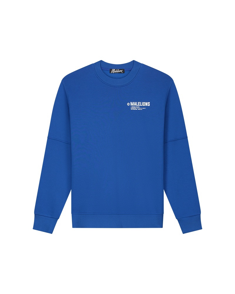 Malelions Malelions Men Workshop Sweater Blauw