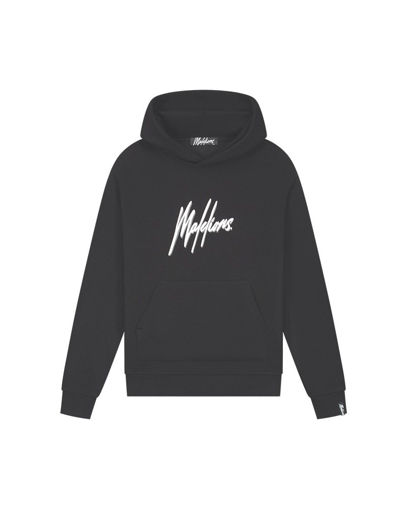 Malelions Malelions Men Duo Essentials Hoodie Zwart