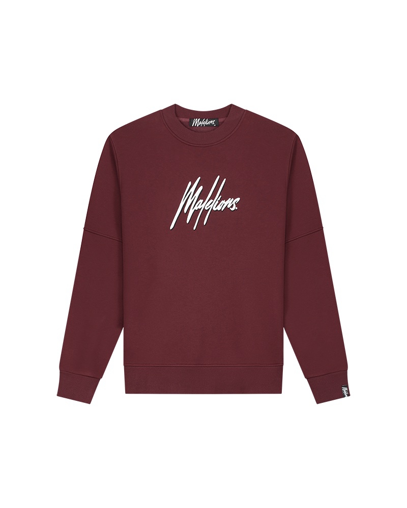 Malelions Malelions Men Duo Essentials Sweater Grijs