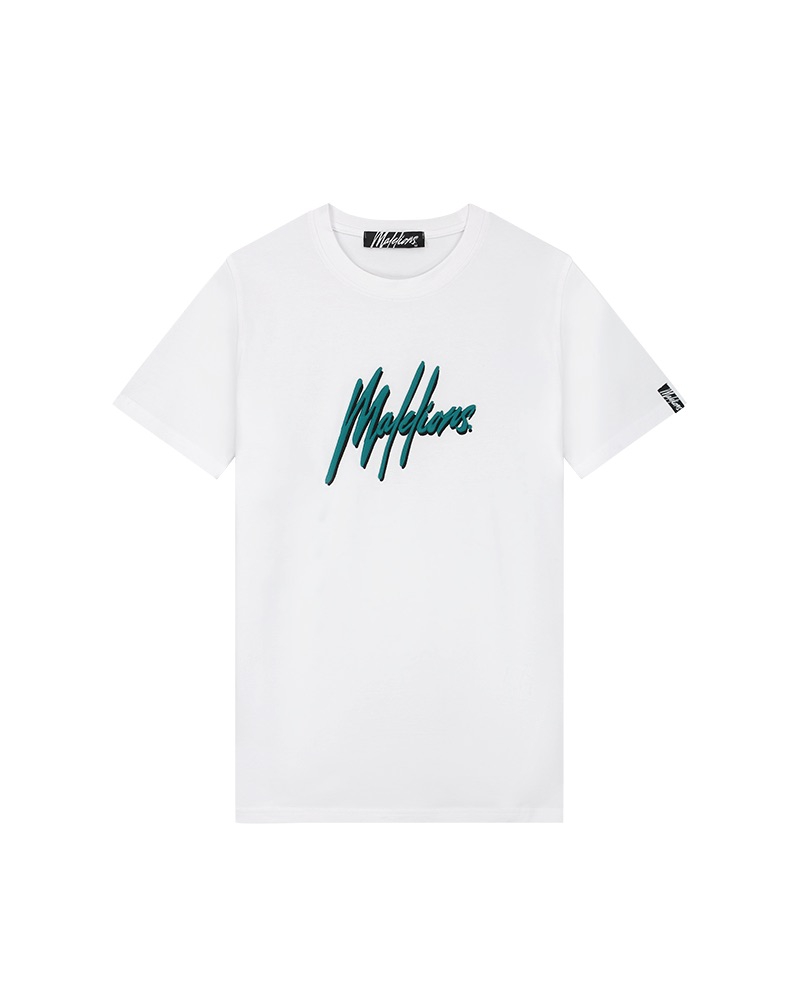 Malelions Malelions Men Duo Essentials T-shirt Wit