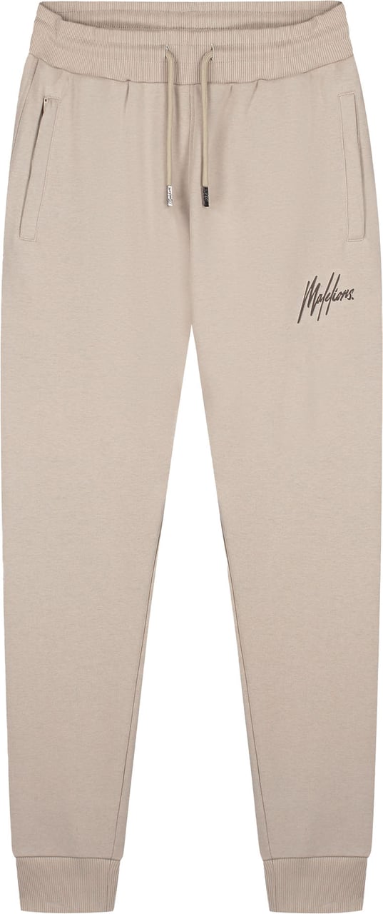 Malelions Malelions Men Striped Signature Sweatpants Beige