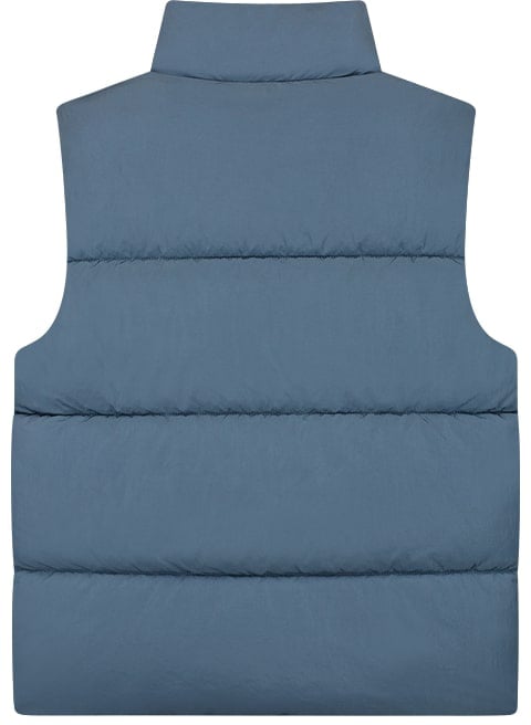 Malelions Malelions Men Crinkle Padded Vest Blauw
