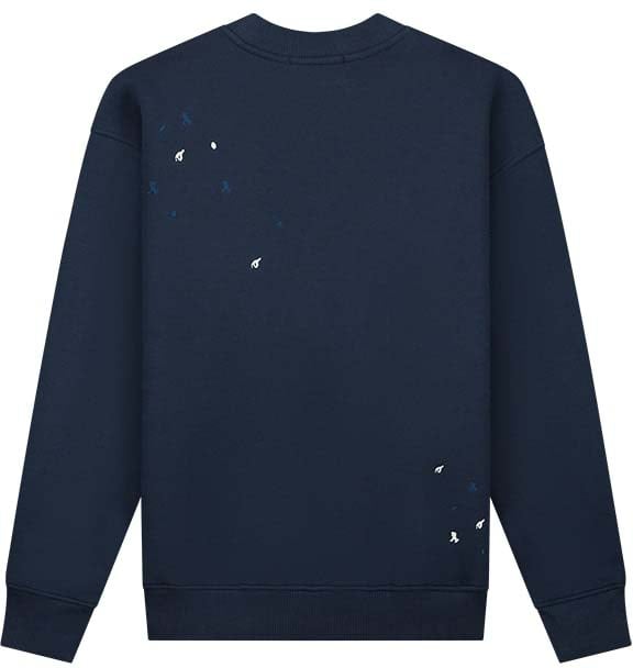 Malelions Malelions Men Oversized Painter Sweater Blauw