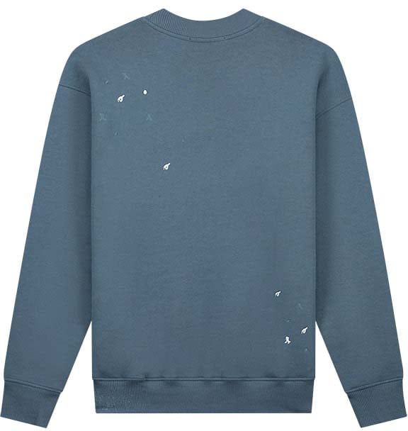 Malelions Malelions Men Oversized Painter Sweater Blauw