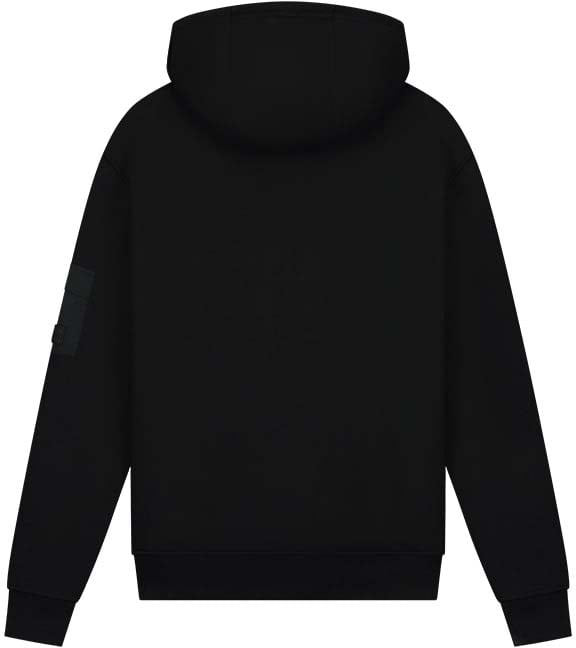 Malelions Malelions Men Nylon Pocket Zip Hoodie Zwart