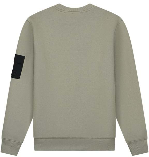 Malelions Malelions Men Nylon Pocket Sweater Groen