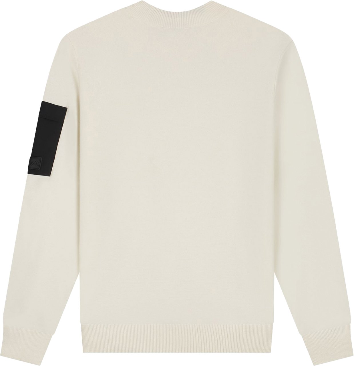 Malelions Malelions Men Knitted Pocket Sweater Wit