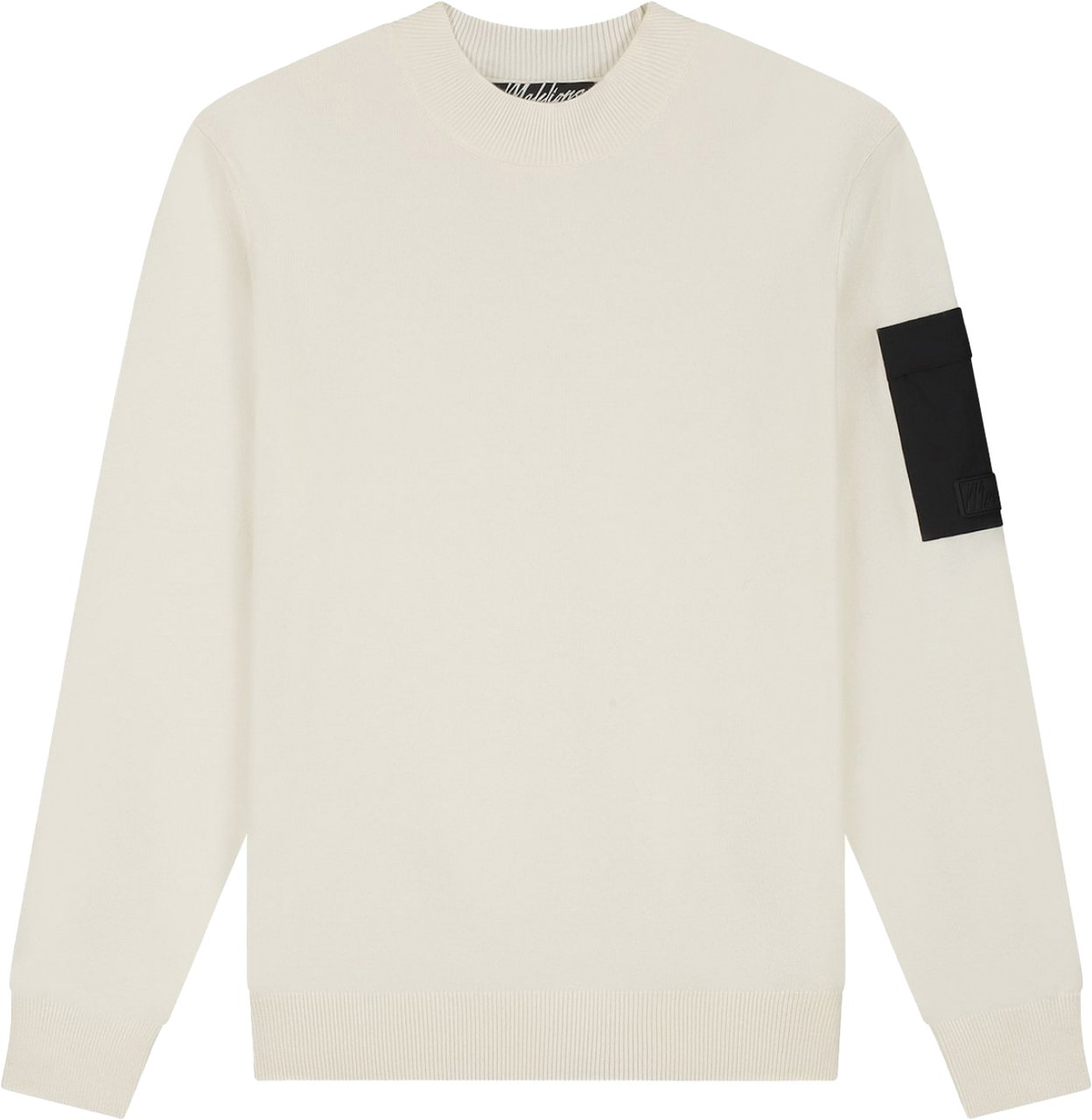 Malelions Malelions Men Knitted Pocket Sweater Wit