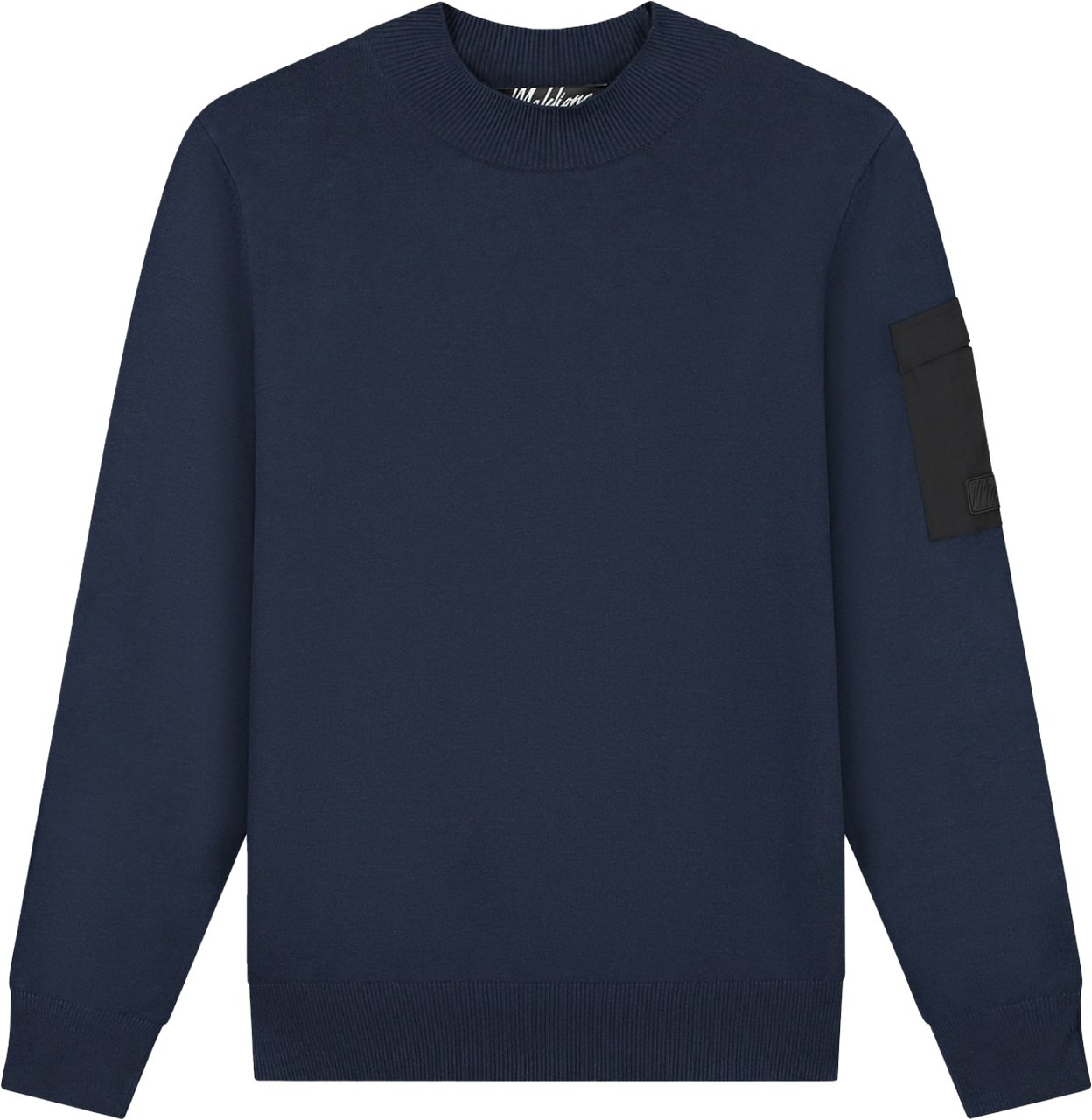 Malelions Malelions Men Knitted Pocket Sweater Blauw