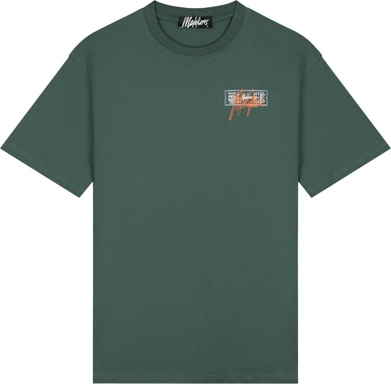 Malelions Malelions Men Oversized Ticket T-Shirt Groen