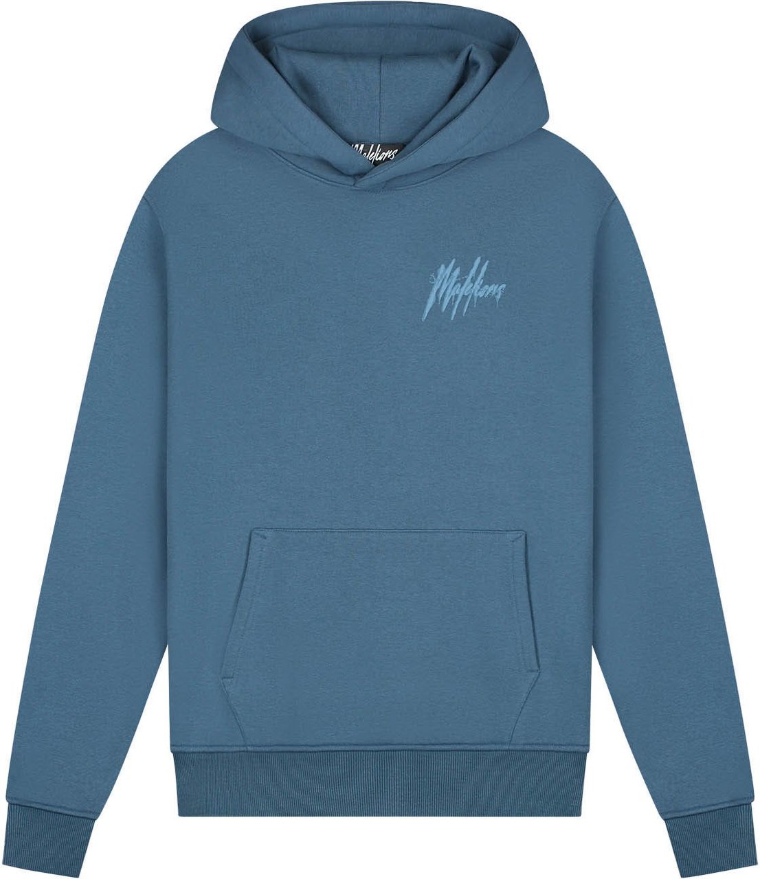 Malelions Malelions Men Signature Drip Hoodie Blauw
