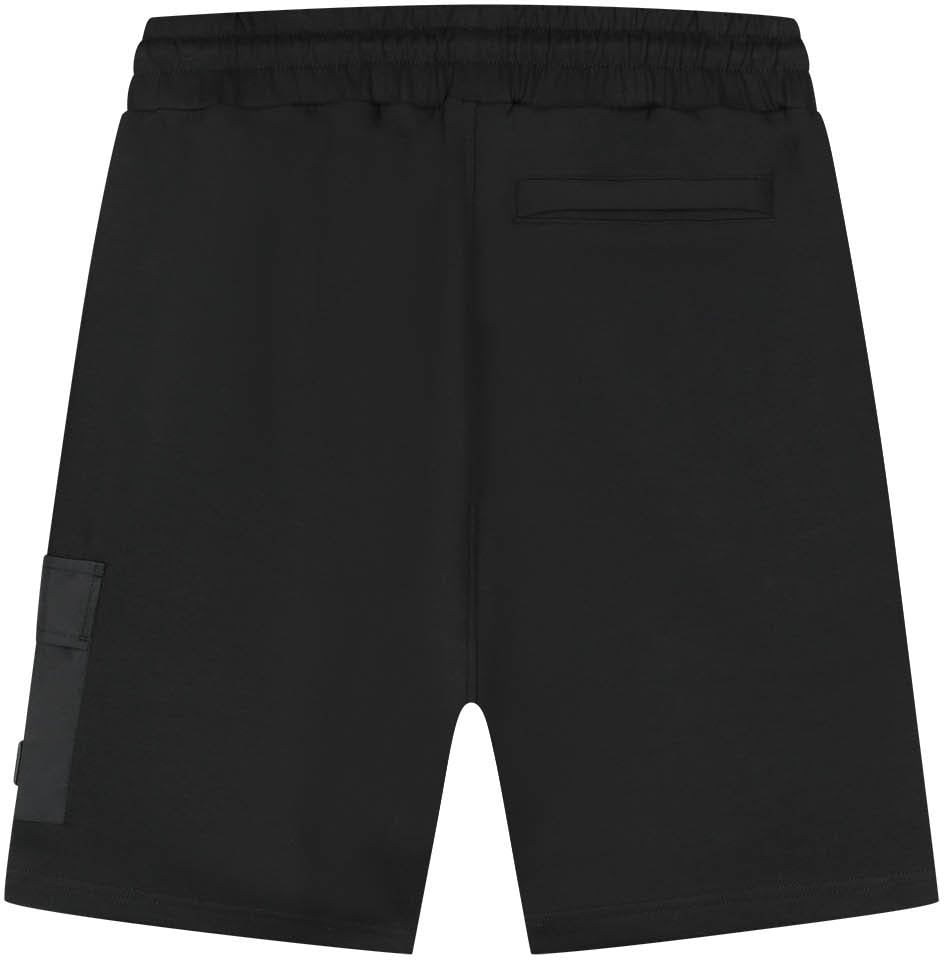 Malelions Malelions Men Nylon Pocket Cargo Shorts Zwart