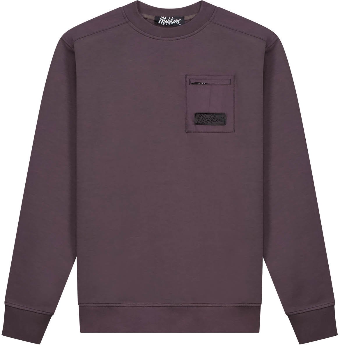 Malelions Malelions Men Nylon Pocket Sweater Bruin