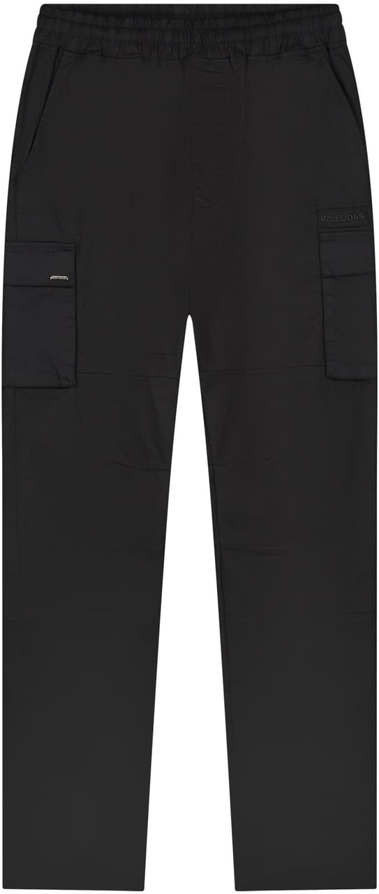 Malelions Malelions Men Straight Leg Cargo Pants Zwart
