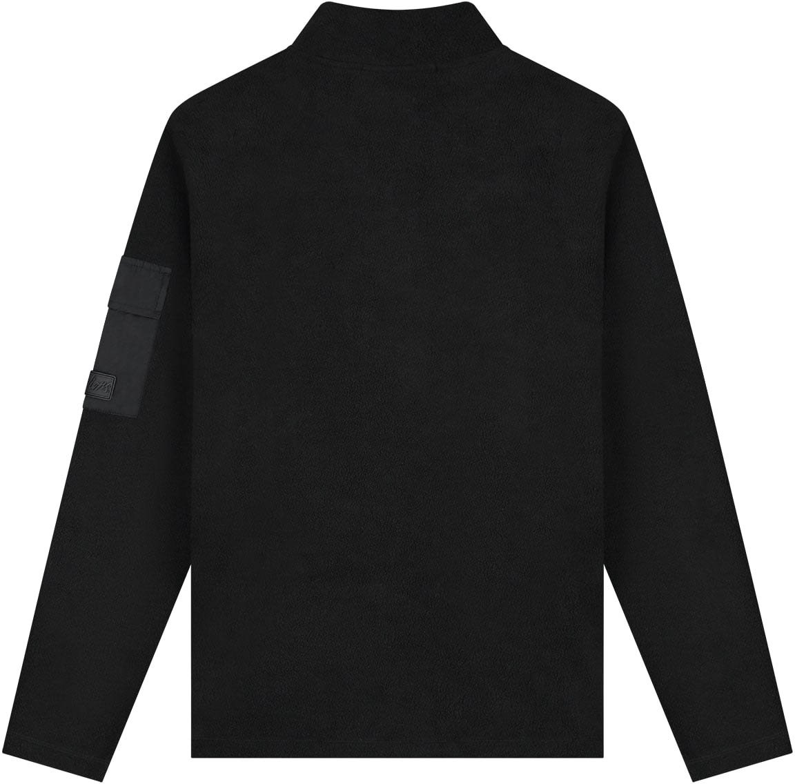 Malelions Malelions Men Fleece Half Zip Sweater Zwart