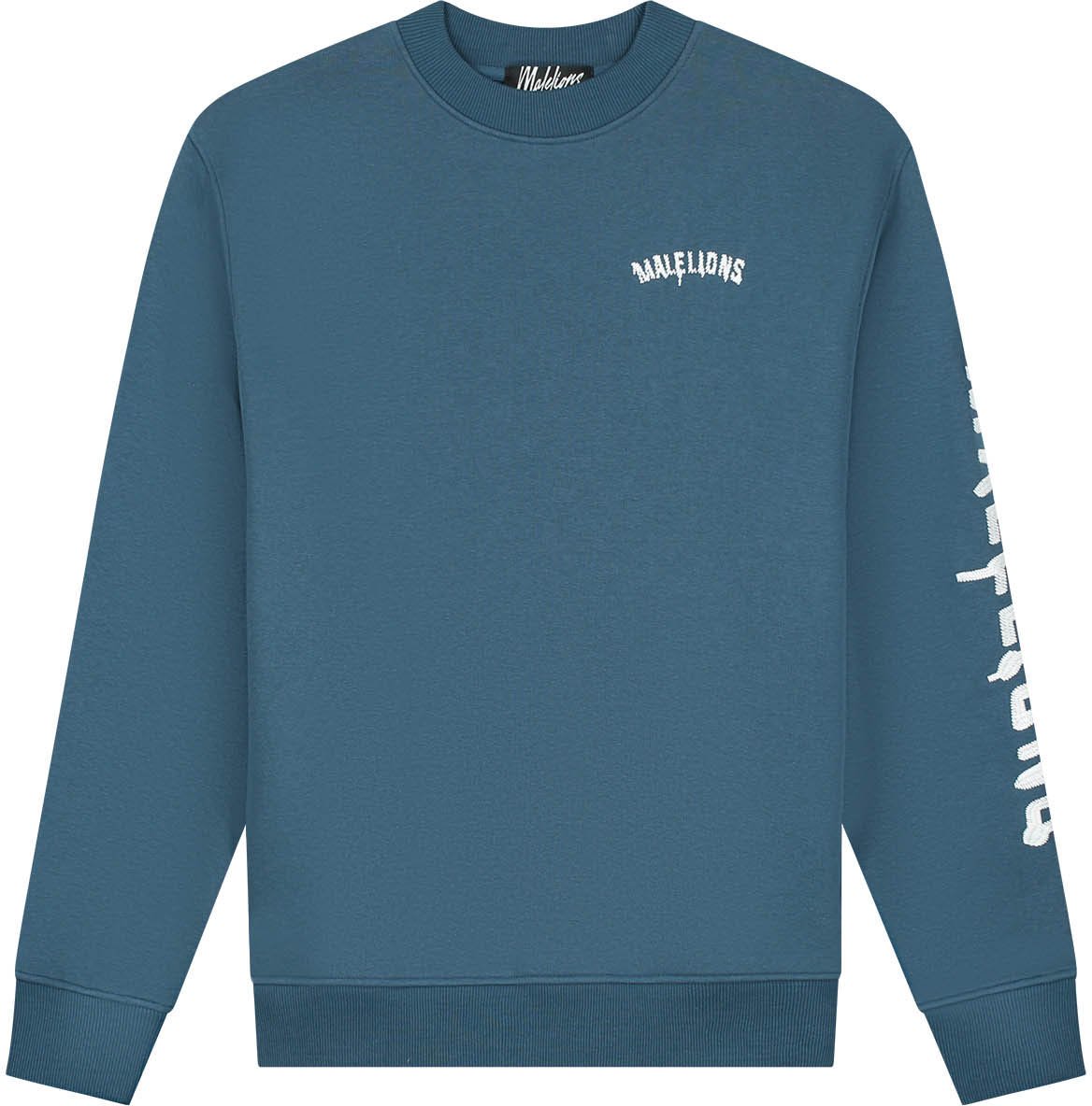 Malelions Malelions Men Graffiti Sweater Blauw