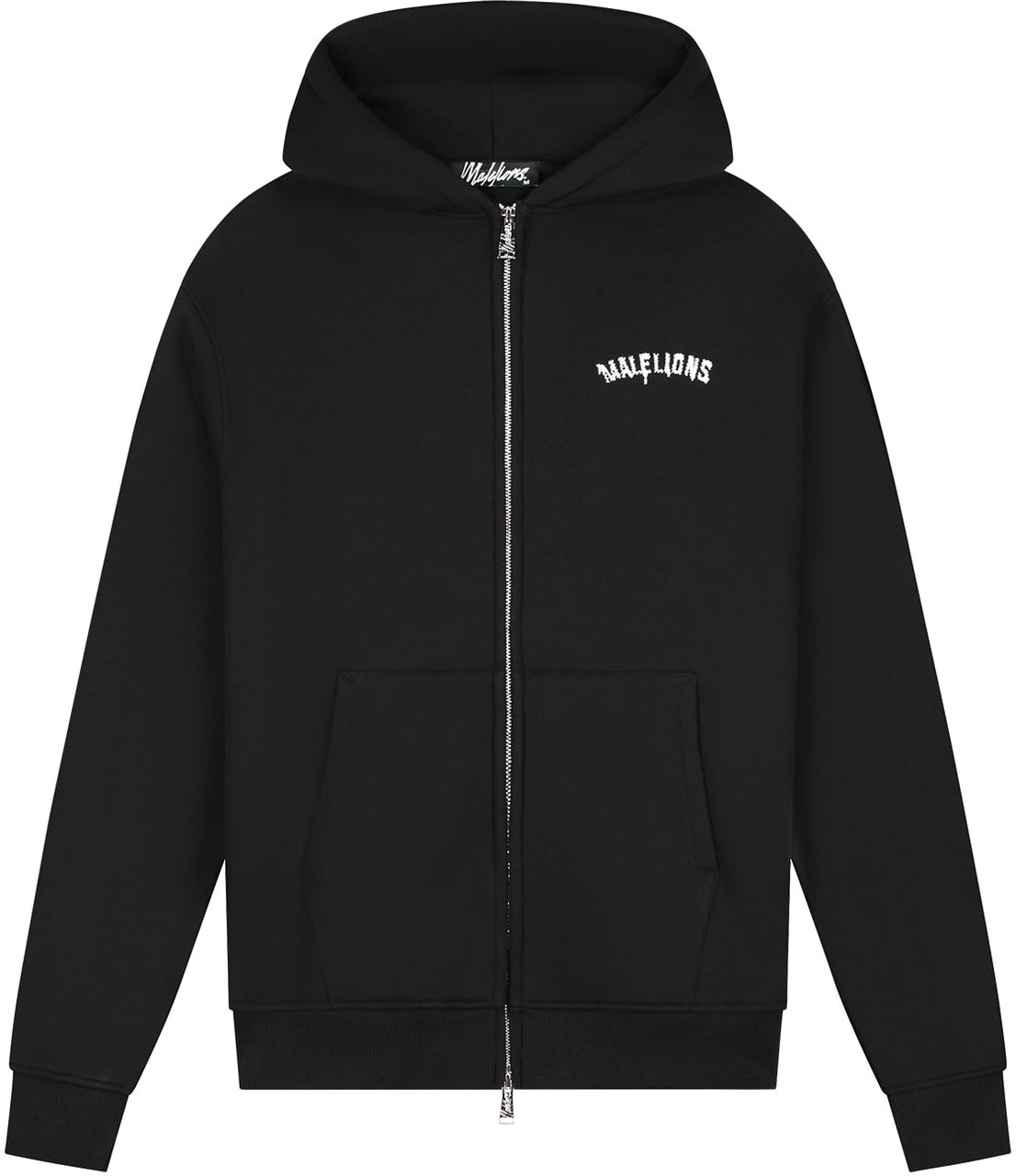 Malelions Malelions Men Graffiti Zip Hoodie Zwart