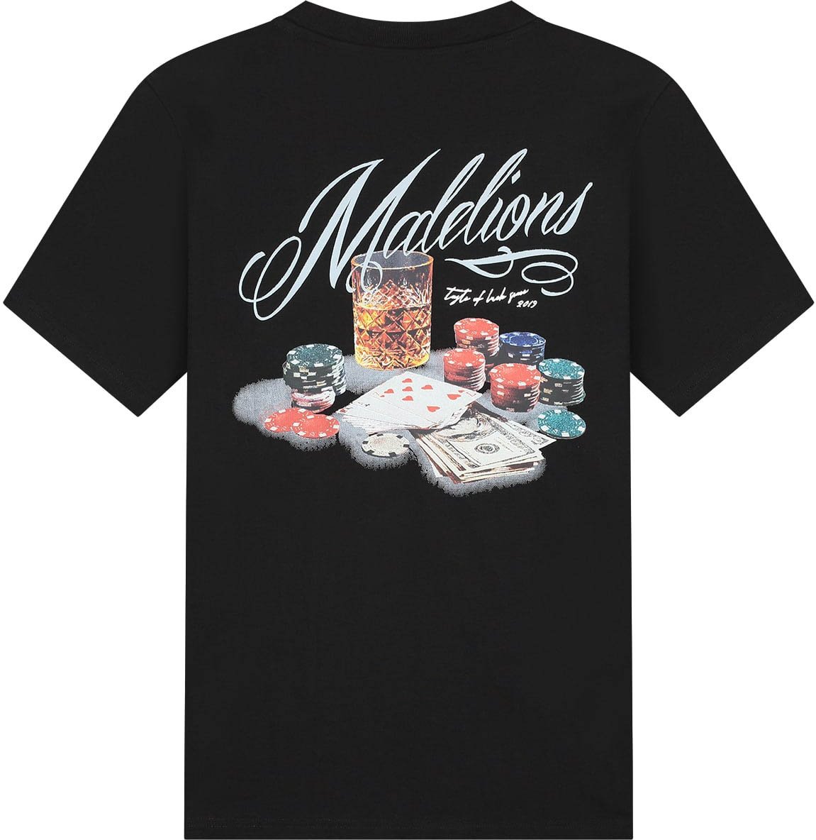 Malelions Malelions Men Playing Cards T-Shirt Zwart