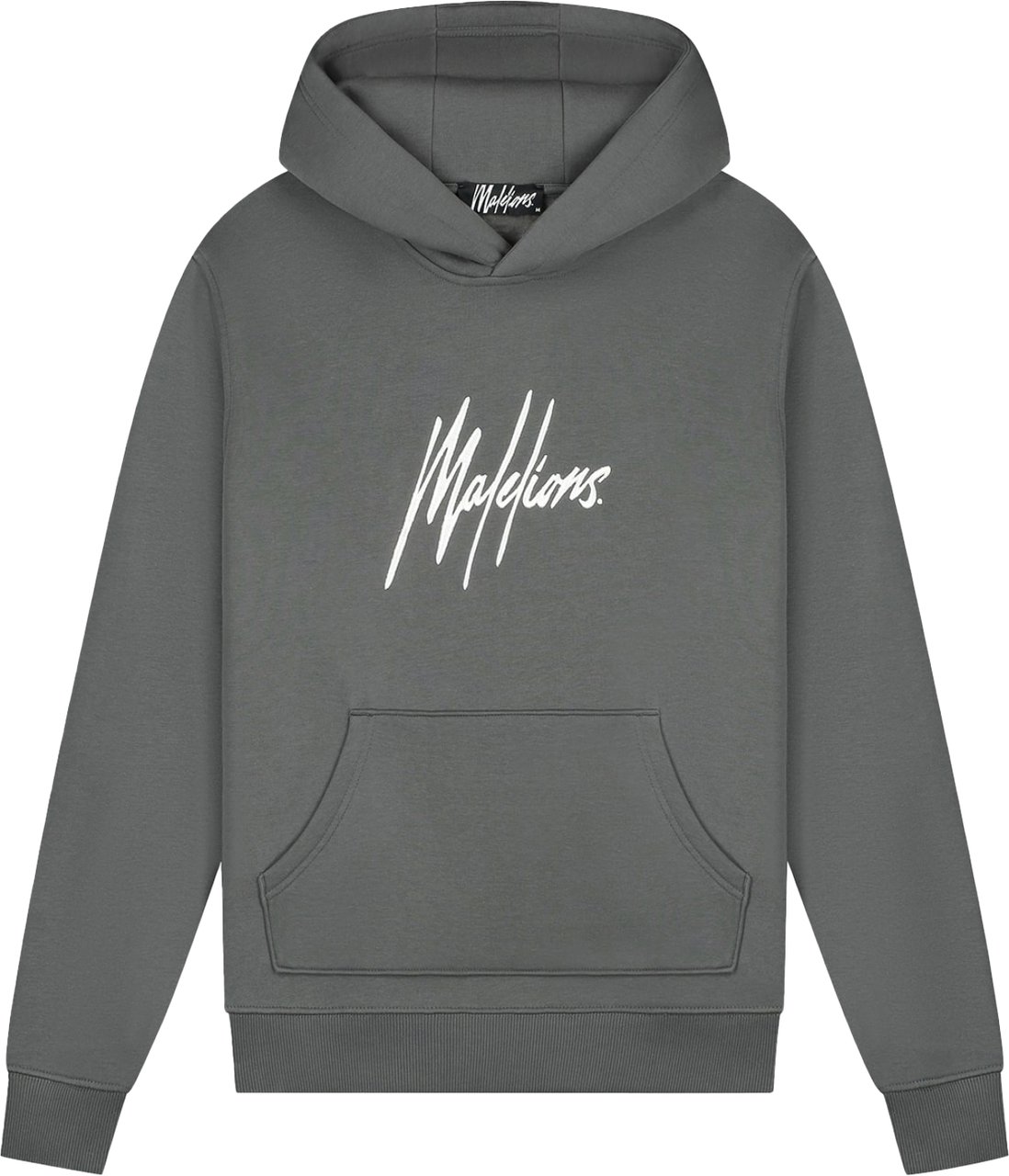 Malelions Men Essentials Hoodie Grijs