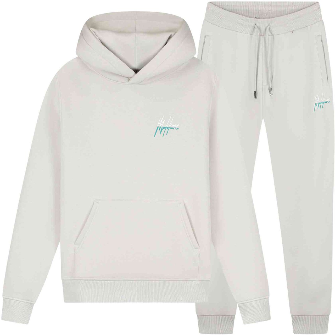 Malelions Men Split Tracksuit Grijs