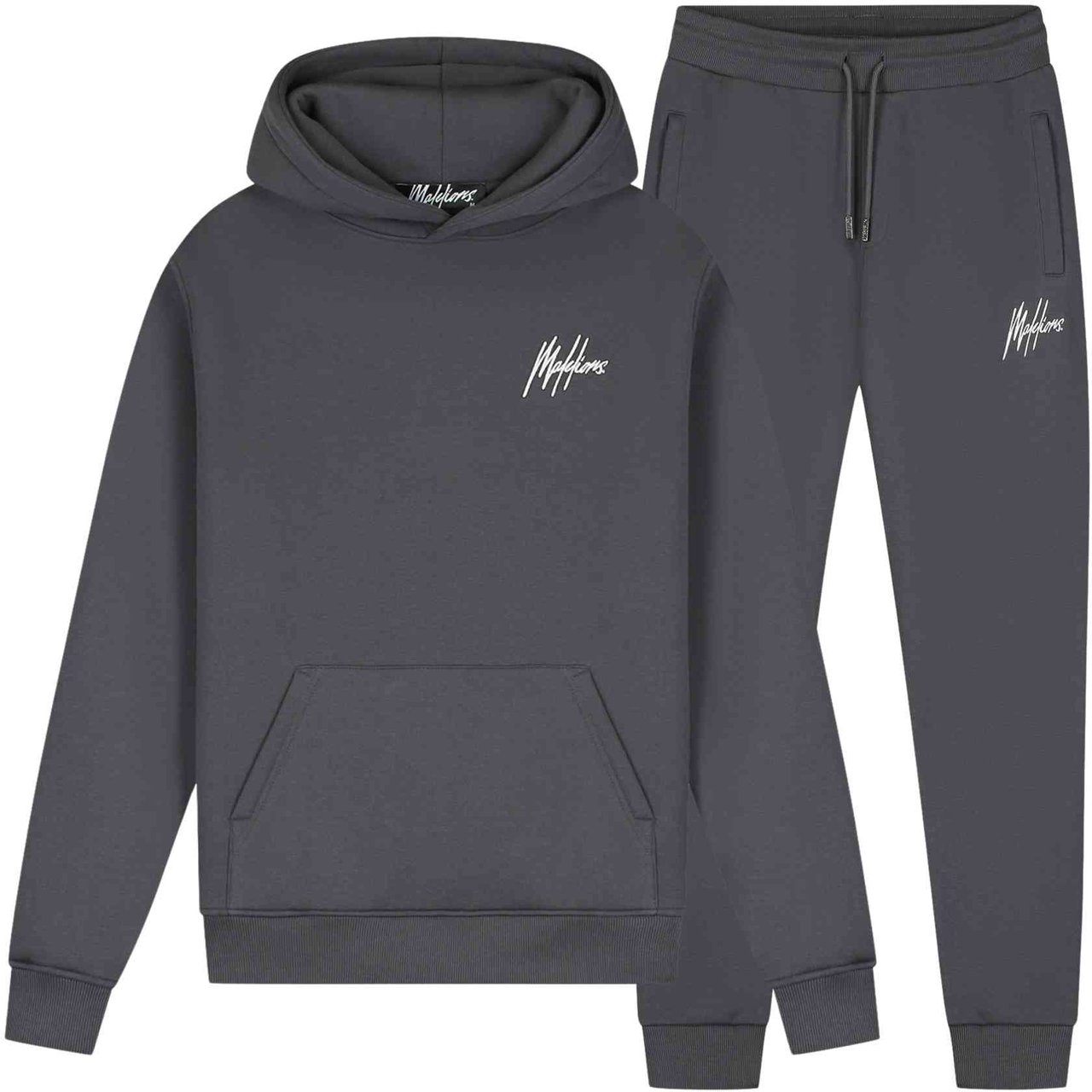 Malelions Malelions Men Signature Tracksuit Grijs