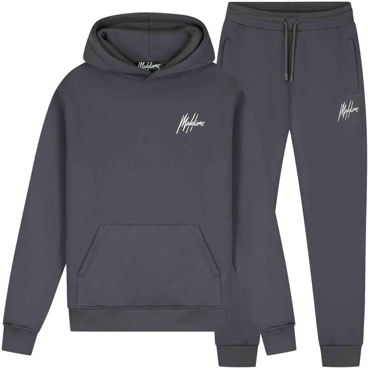 Malelions Men Signature Tracksuit Grijs