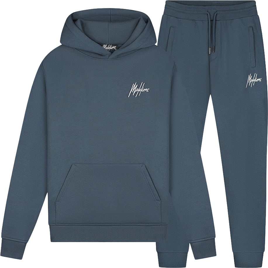Malelions Men Signature Tracksuit Blauw