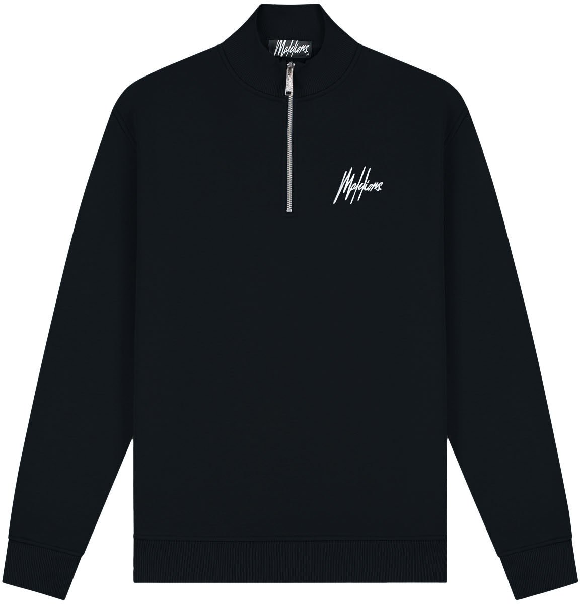 Malelions Malelions Men Turtle Half Zip Zwart
