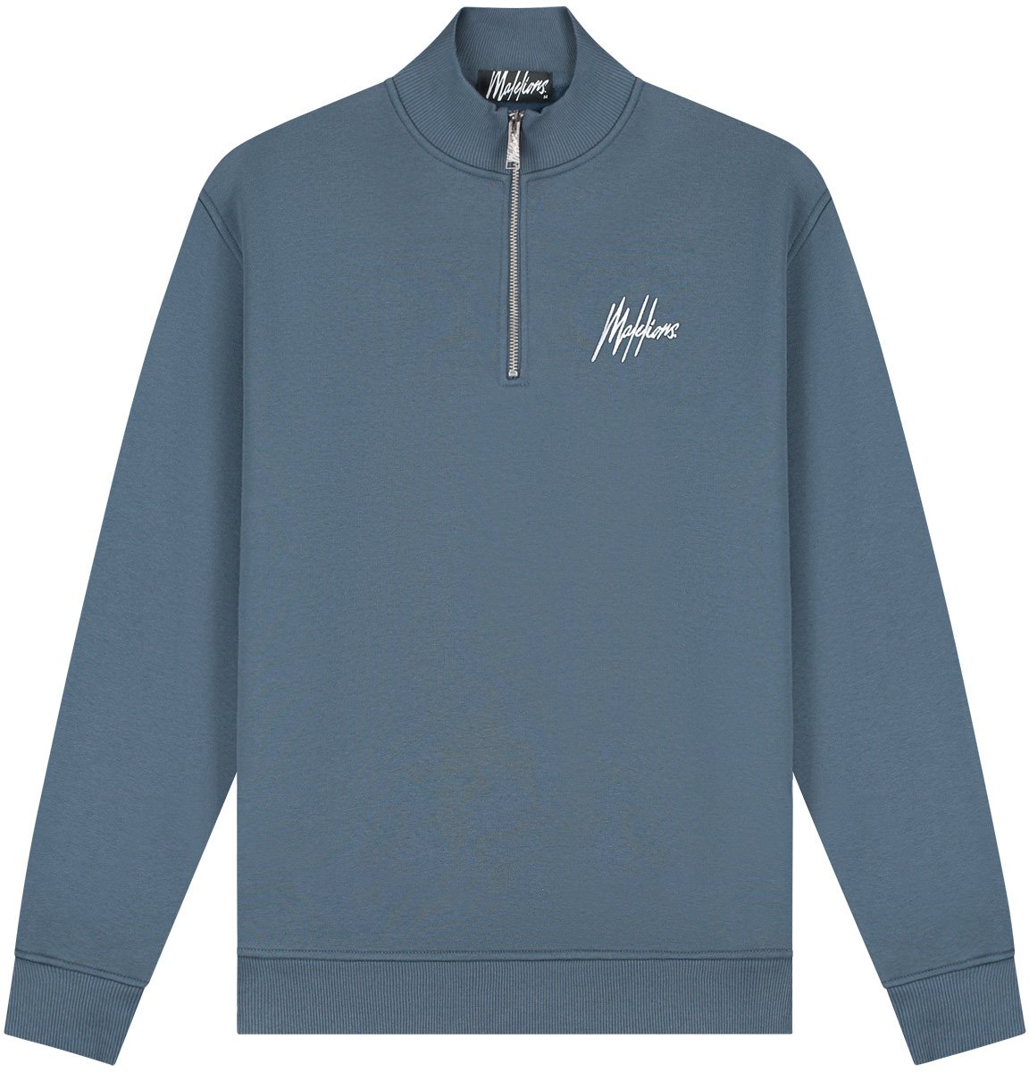 Malelions Malelions Men Turtle Half Zip Blauw