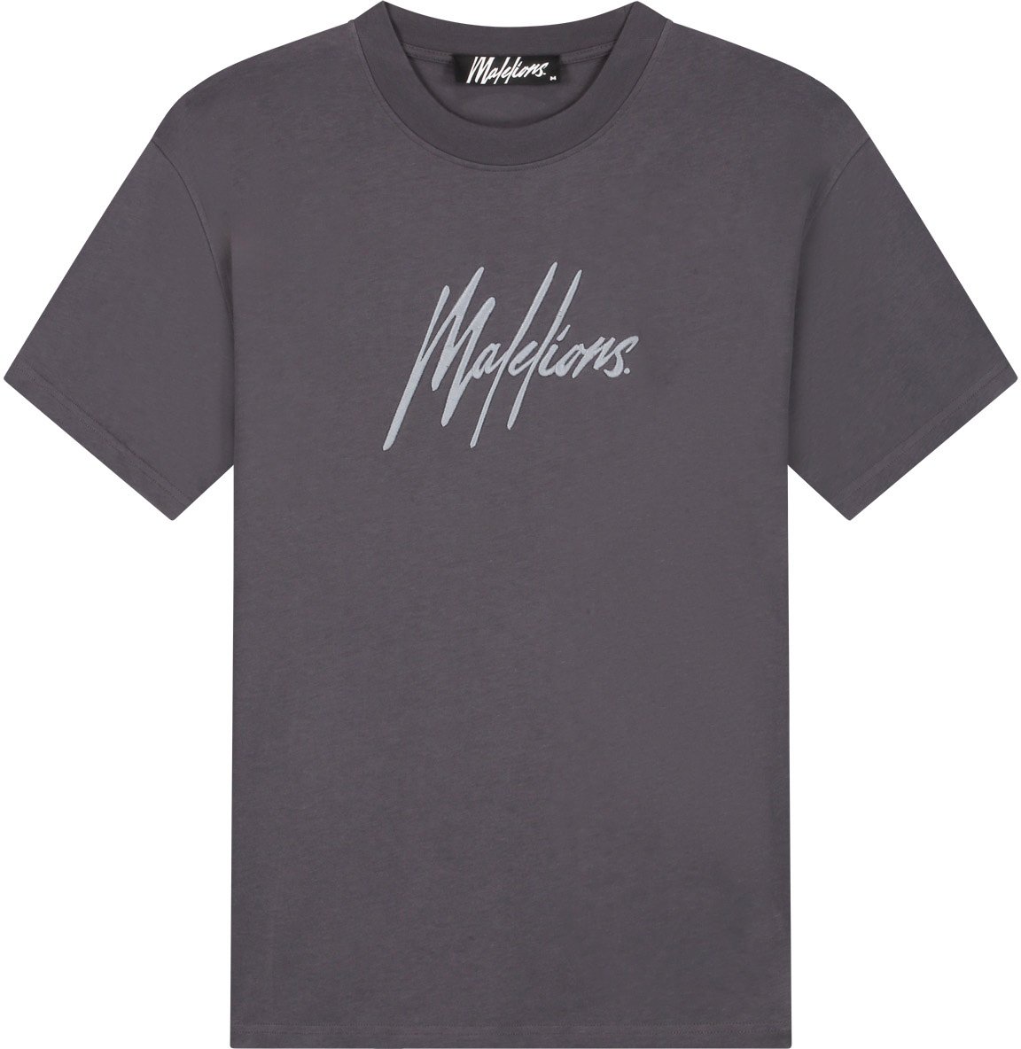 Malelions Malelions Men Essentials T-Shirt Donkergrijs