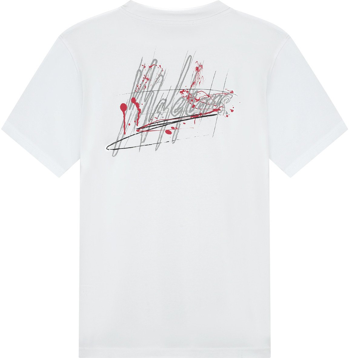 Malelions Malelions Men Splash T-Shirt Wit