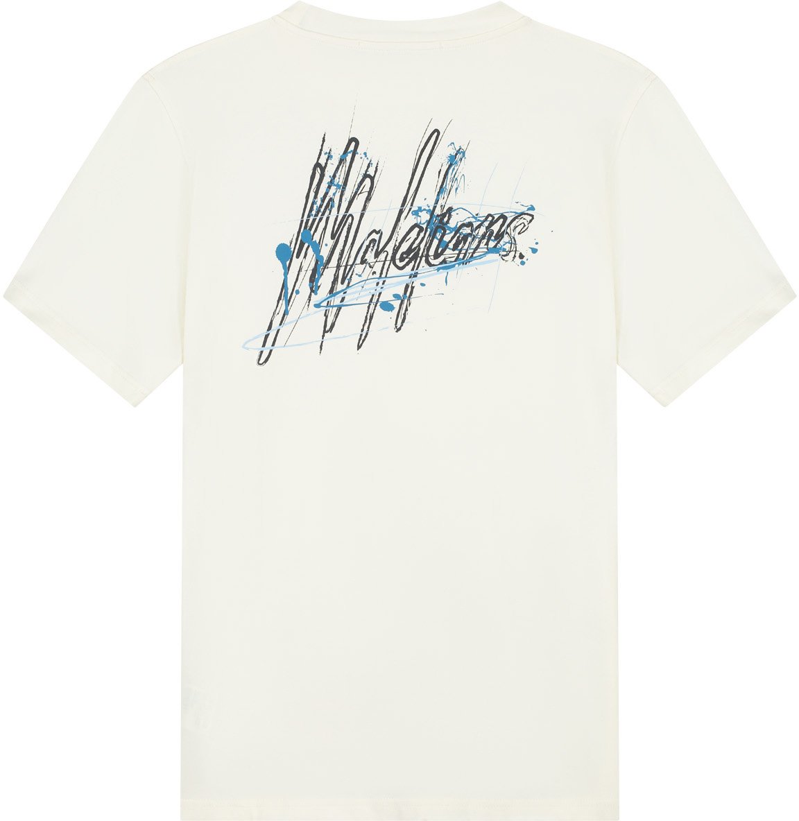 Malelions Malelions Men Splash T-Shirt Wit