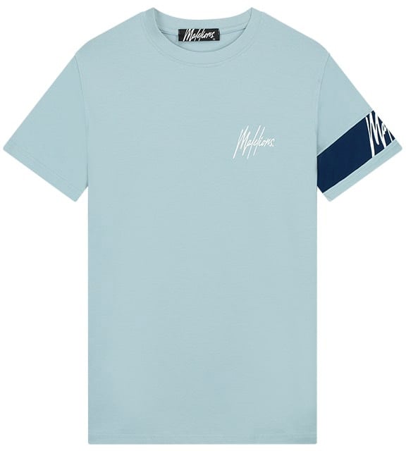 Malelions Malelions Men Captain T-Shirt Blauw