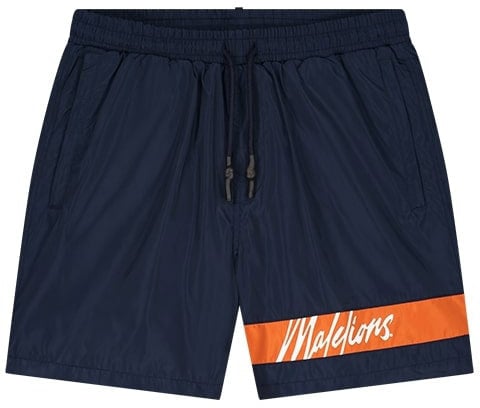Malelions Malelions Men Captain Swim Shorts Blauw