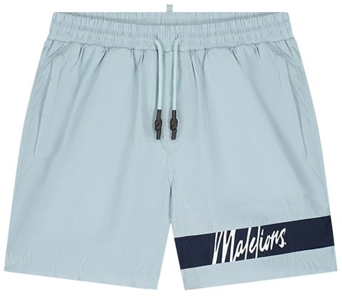 Malelions Malelions Men Captain Swim Shorts Blauw