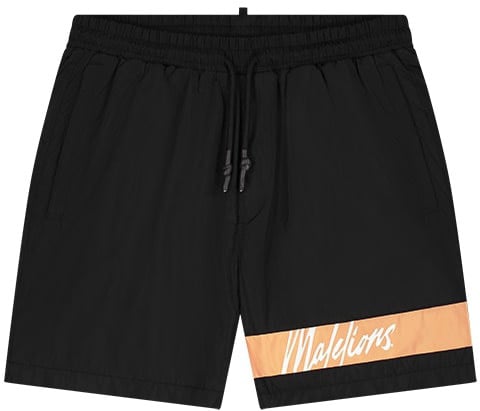 Malelions Malelions Men Captain Swim Shorts Zwart