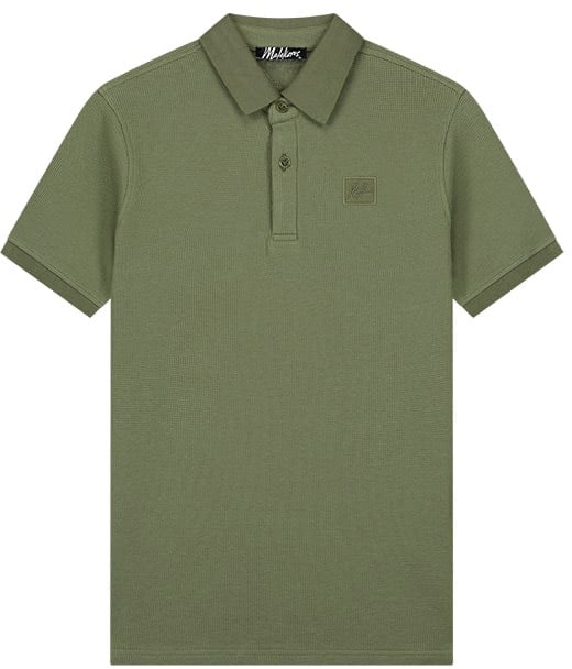 Malelions Malelions Men Signature Patch Polo Groen