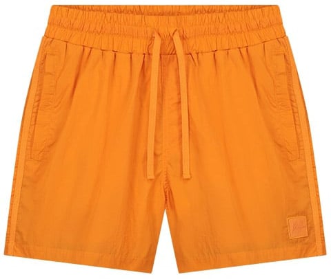 Malelions Malelions Signature Patch Swim Shorts Oranje
