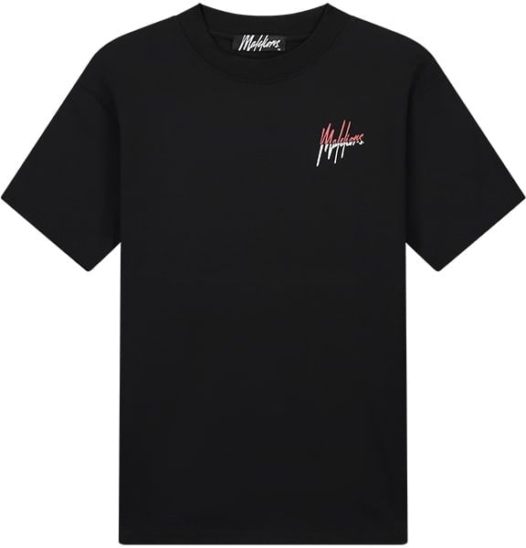 Malelions Malelions Men Split T-Shirt Zwart