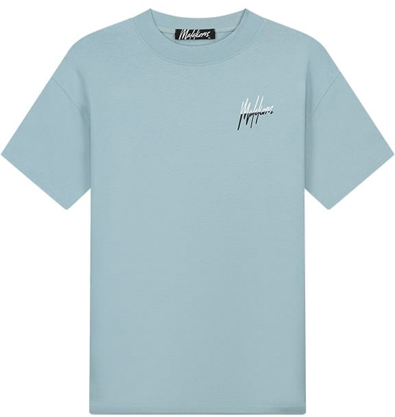 Malelions Malelions Men  Split T-Shirt Blauw