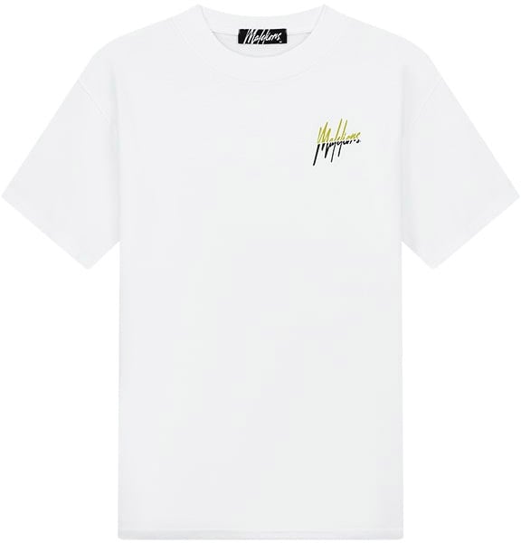 Malelions Malelions Men  Split T-Shirt Wit