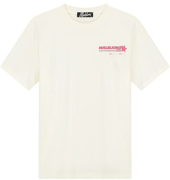Malelions Malelions Men Hotel T-Shirt Wit