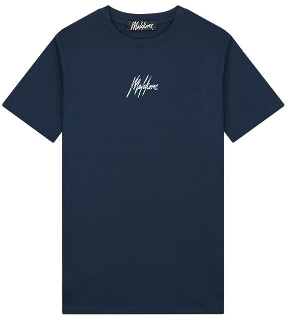 Malelions Malelions Men Split 2.0 T-Shirt Blauw