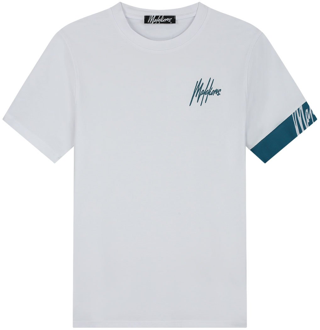Malelions Malelions Men Captain T-Shirt 2.0 Wit